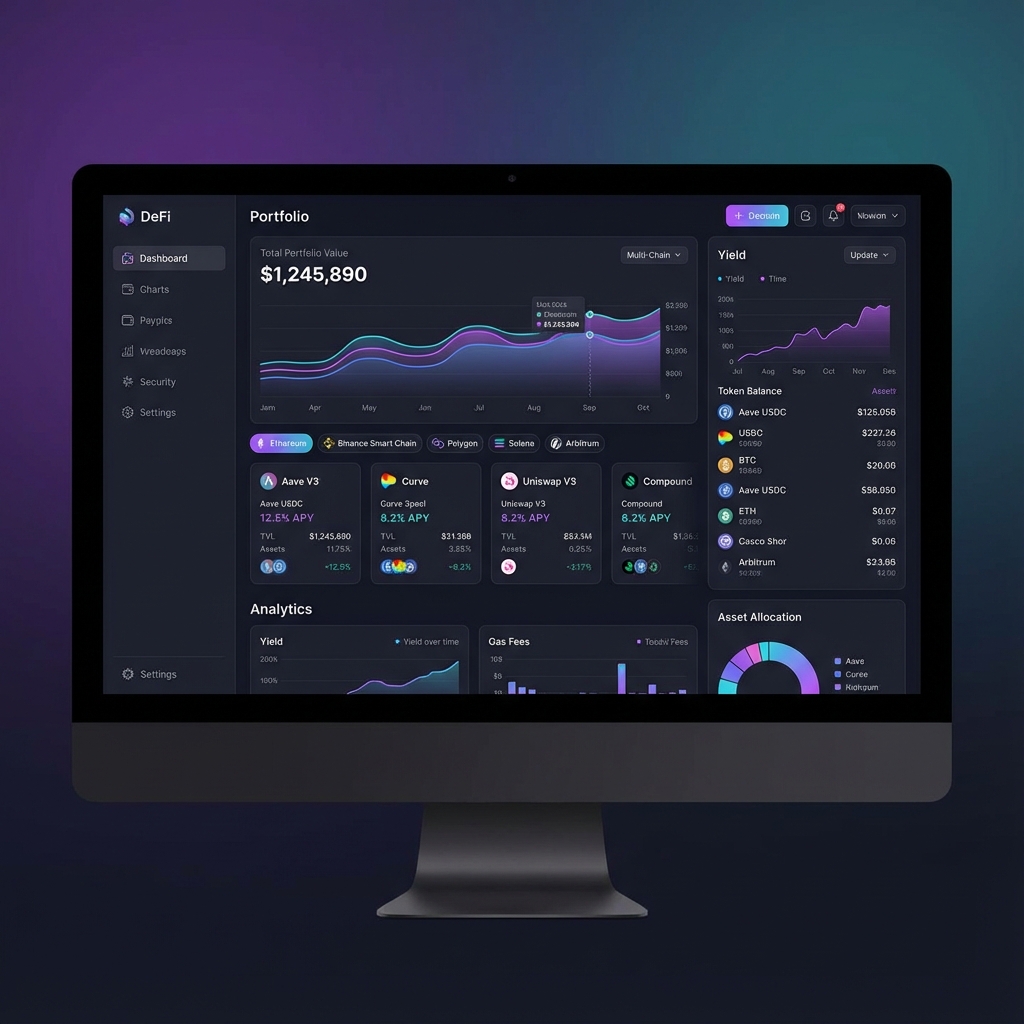 DeFi Dashboard - Plataforma de análisis multi-chain